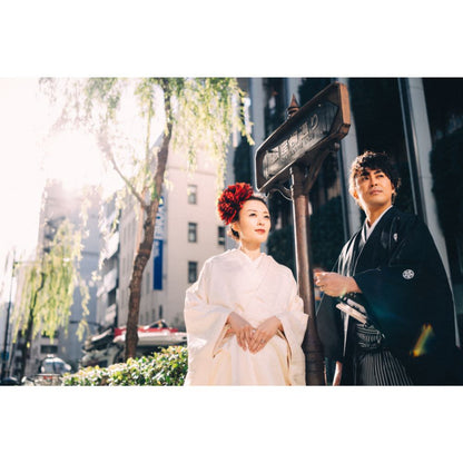 【フォトウェディング】東京都 平日限定【和装ロケーションフォトプラン】 【結婚式 ヘアメイク 和装着付け】