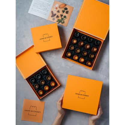 ミニカヌレ9個BOX(プレーン・ヨモギ・ココア) 【結婚式 ギフト 食品 引き菓子 洋菓子】