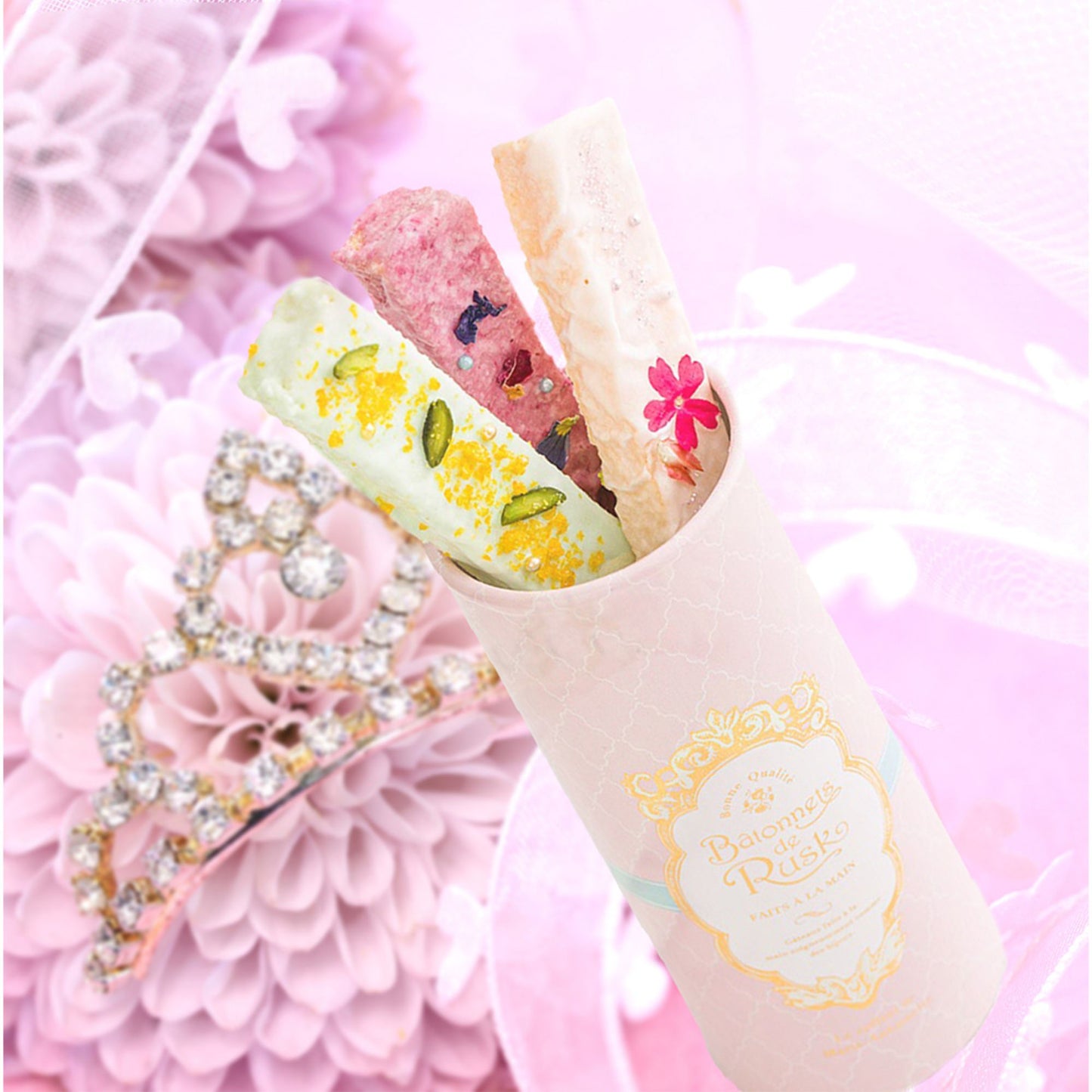 ラスクバトン エテ フラワー 【結婚式 ギフト 食品 引き菓子】