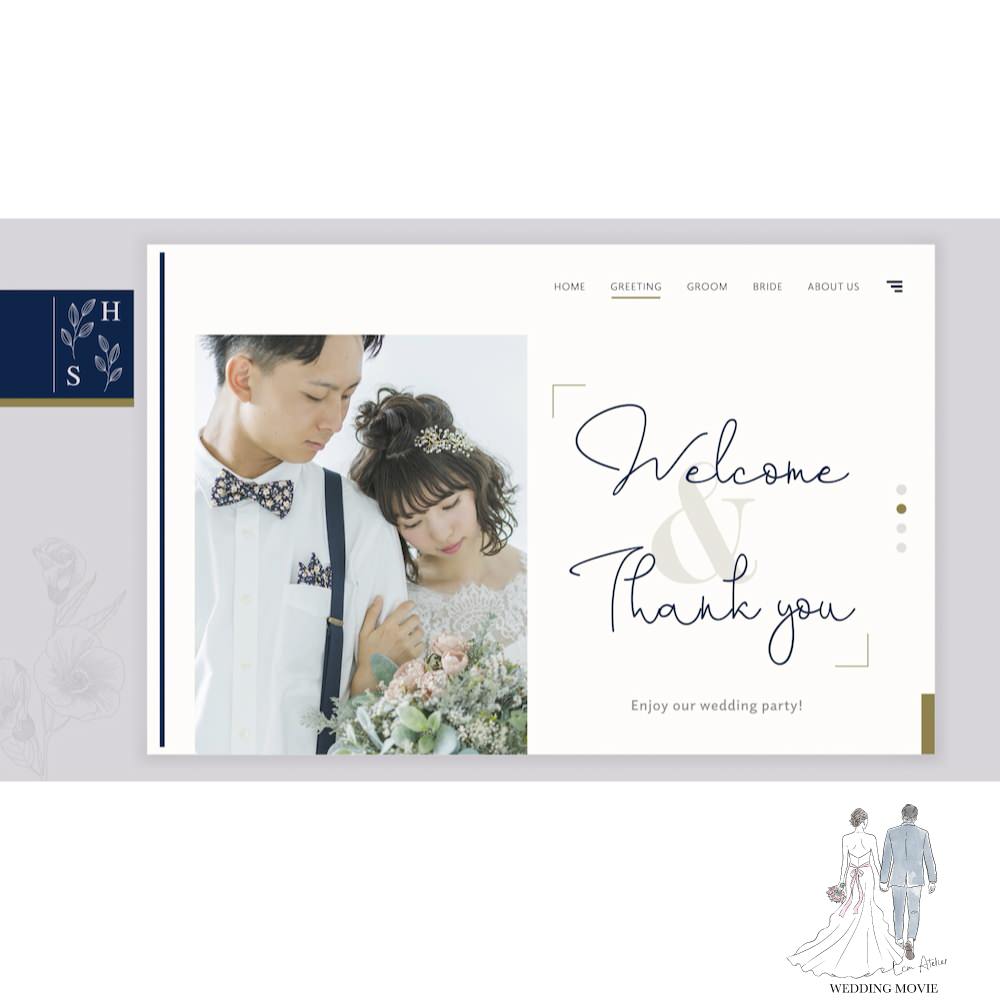 【プロフィールムービー】Botanical　【結婚式　ムービー　プロフィール】