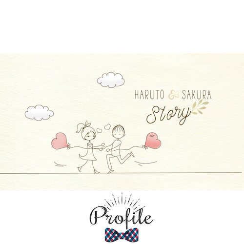 【プロフィールムービー】スマホ風　【結婚式　ムービー　プロフィール】