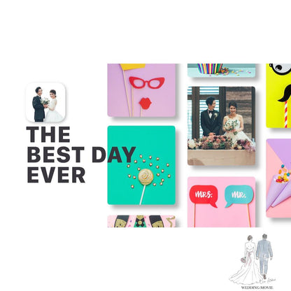 【オープニングムービー】スマホ風 【結婚式 ムービー オープニング】