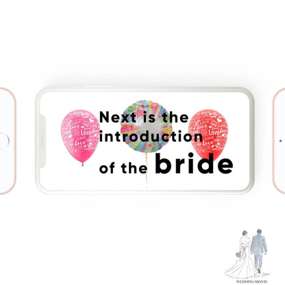 【オープニングムービー】スマホ風 【結婚式 ムービー オープニング】