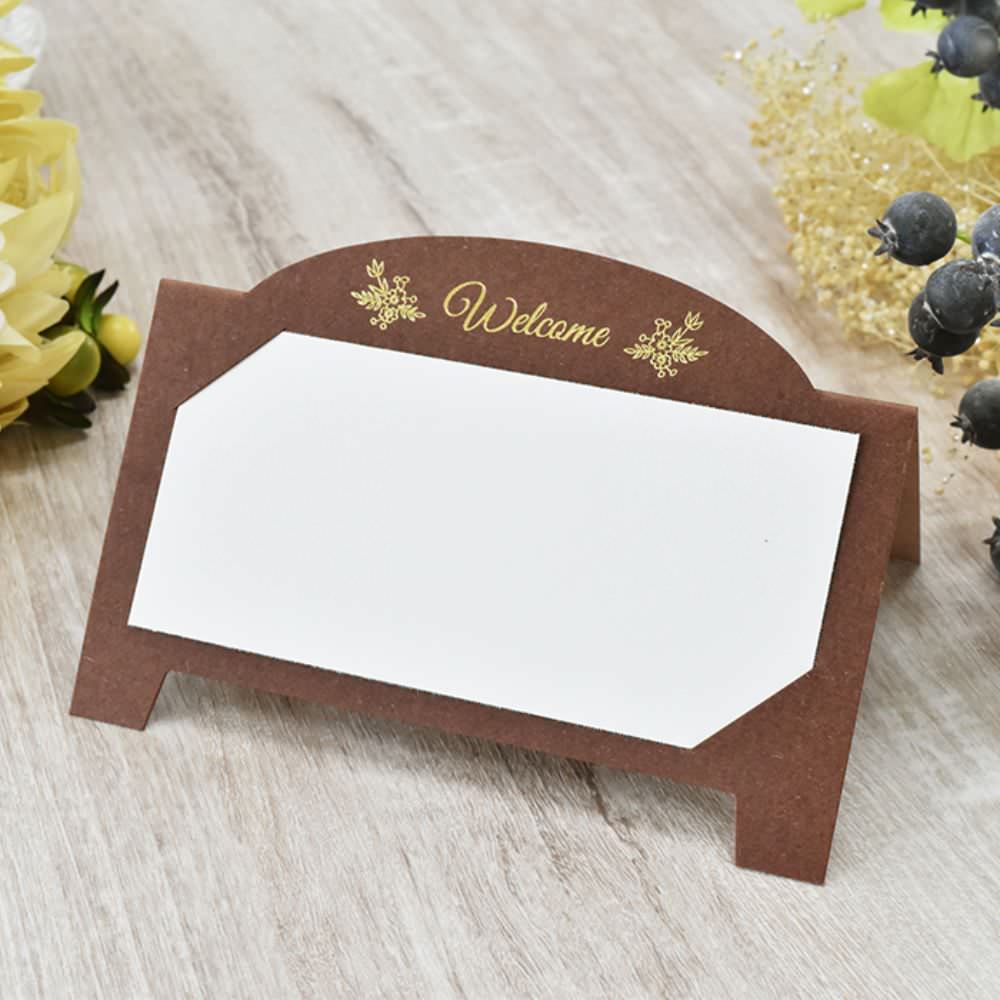 席札 セレーナ 12名様セット【結婚式 ペーパー 席札】