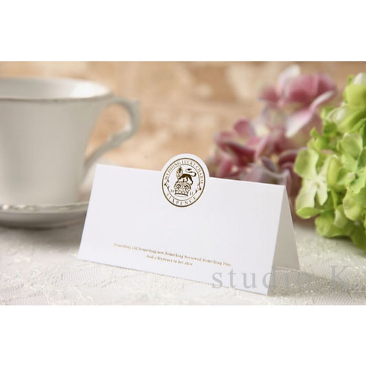 席札 シックスペンス 6名様セット【結婚式 ペーパー 席札】