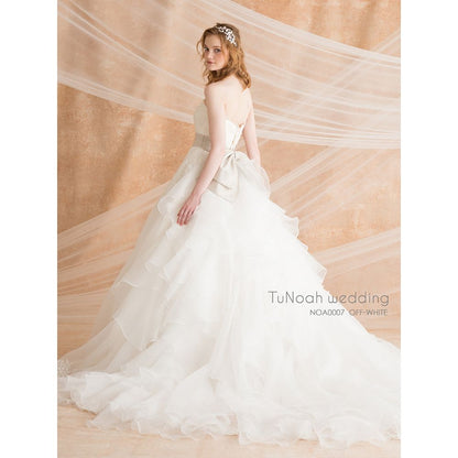 NOA0007 オフホワイト ウェディングドレス 【ウェディングドレス オーダーメイド】