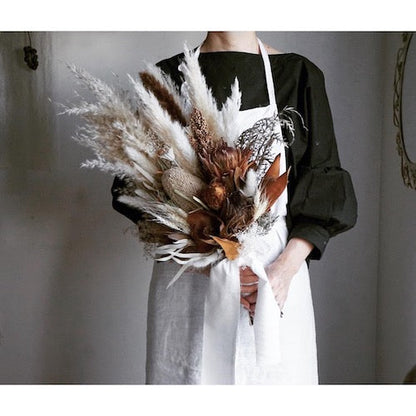 【ドライフラワー】ウェディングブーケ&ブートニア 【結婚式 フラワー ドライフラワー ブーケ ブートニア オーダーメイド】