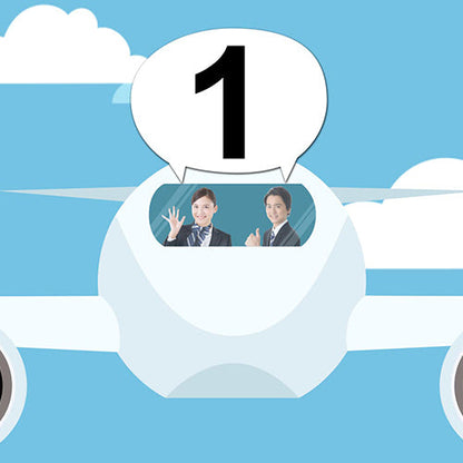 飛行機オープニング【結婚式 ムービー オープニング】