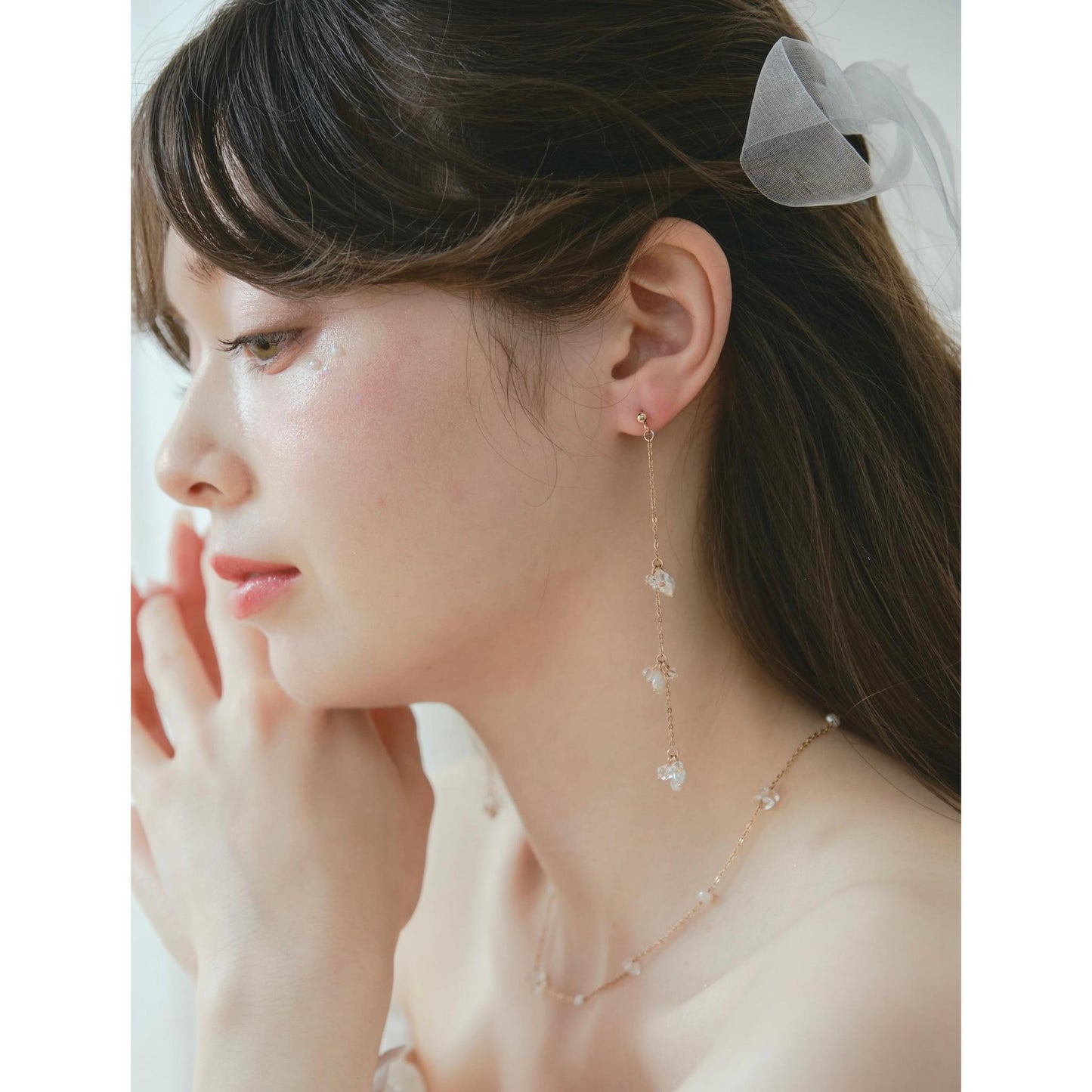 mist long / pink gold