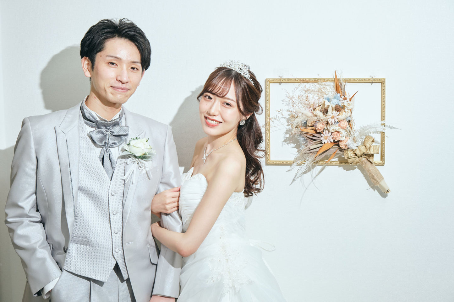 【洋装1着アテンド/リハ付き】シンプルプラン 【結婚式　ヘアメイク　新郎　新婦】