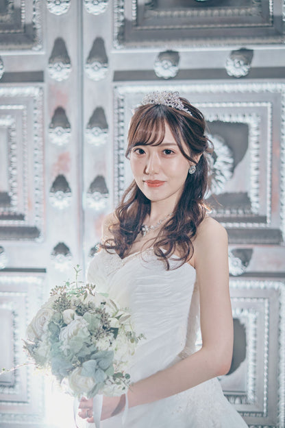 【洋装1着アテンド/リハ付き】シンプルプラン 【結婚式 ヘアメイク 新郎 新婦】