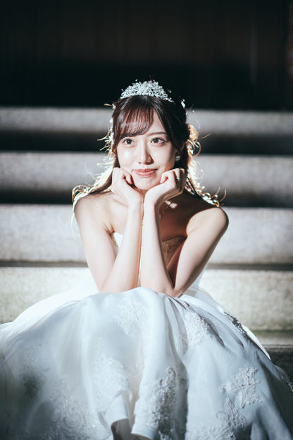 【洋装1着アテンド/リハ付き】シンプルプラン 【結婚式 ヘアメイク 新郎 新婦】