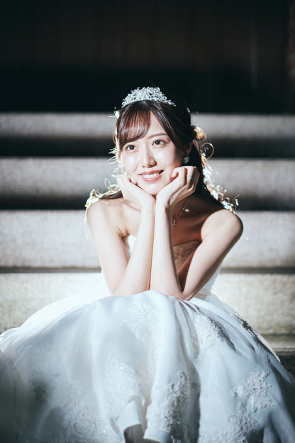 【洋装1着アテンド/リハ付き】シンプルプラン 【結婚式 ヘアメイク 新郎 新婦】