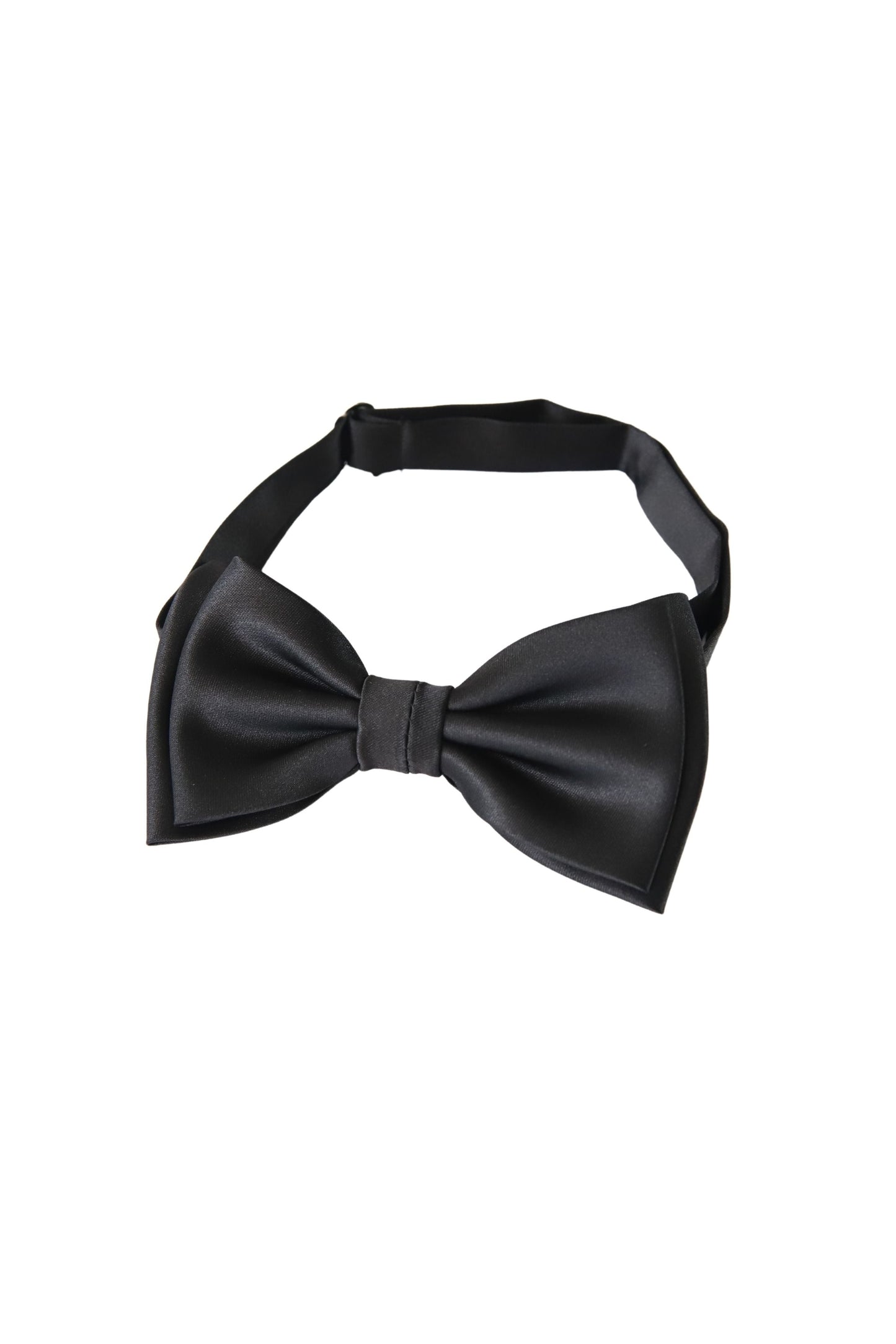 蝶ネクタイ/無地光沢ブラック【結婚式 タキシード】