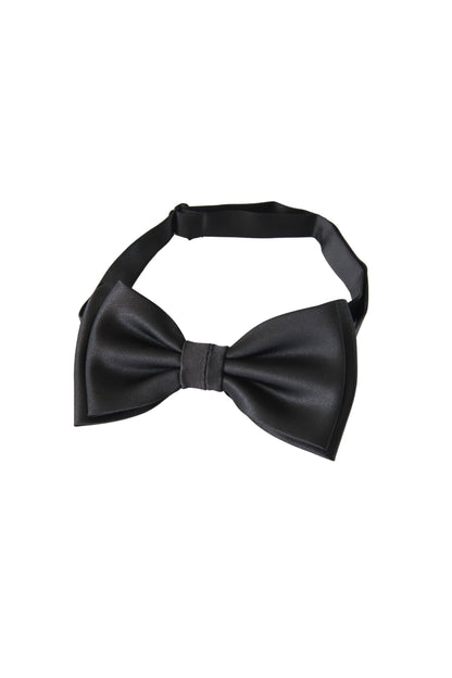 蝶ネクタイ/無地光沢ブラック【結婚式 タキシード】