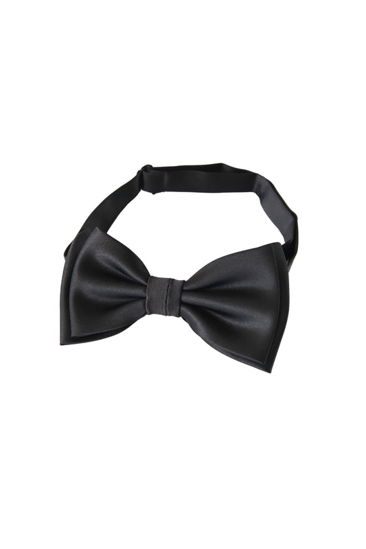 蝶ネクタイ/無地光沢ブラック【結婚式 タキシード】