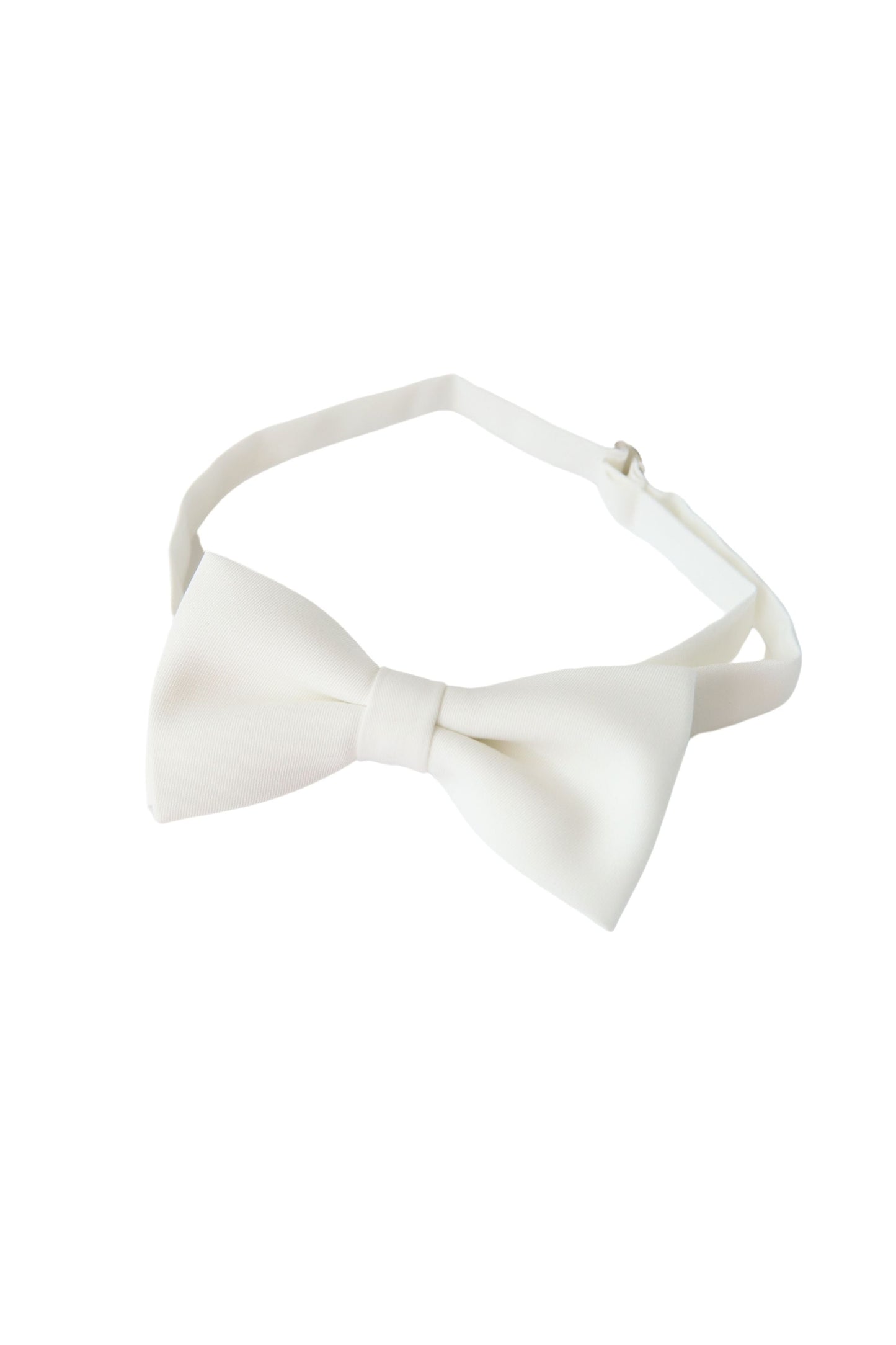 蝶ネクタイ/無地ホワイト【結婚式 タキシード】