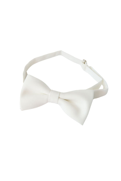 蝶ネクタイ/無地ホワイト【結婚式 タキシード】