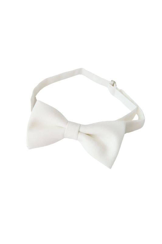 蝶ネクタイ/無地ホワイト【結婚式 タキシード】