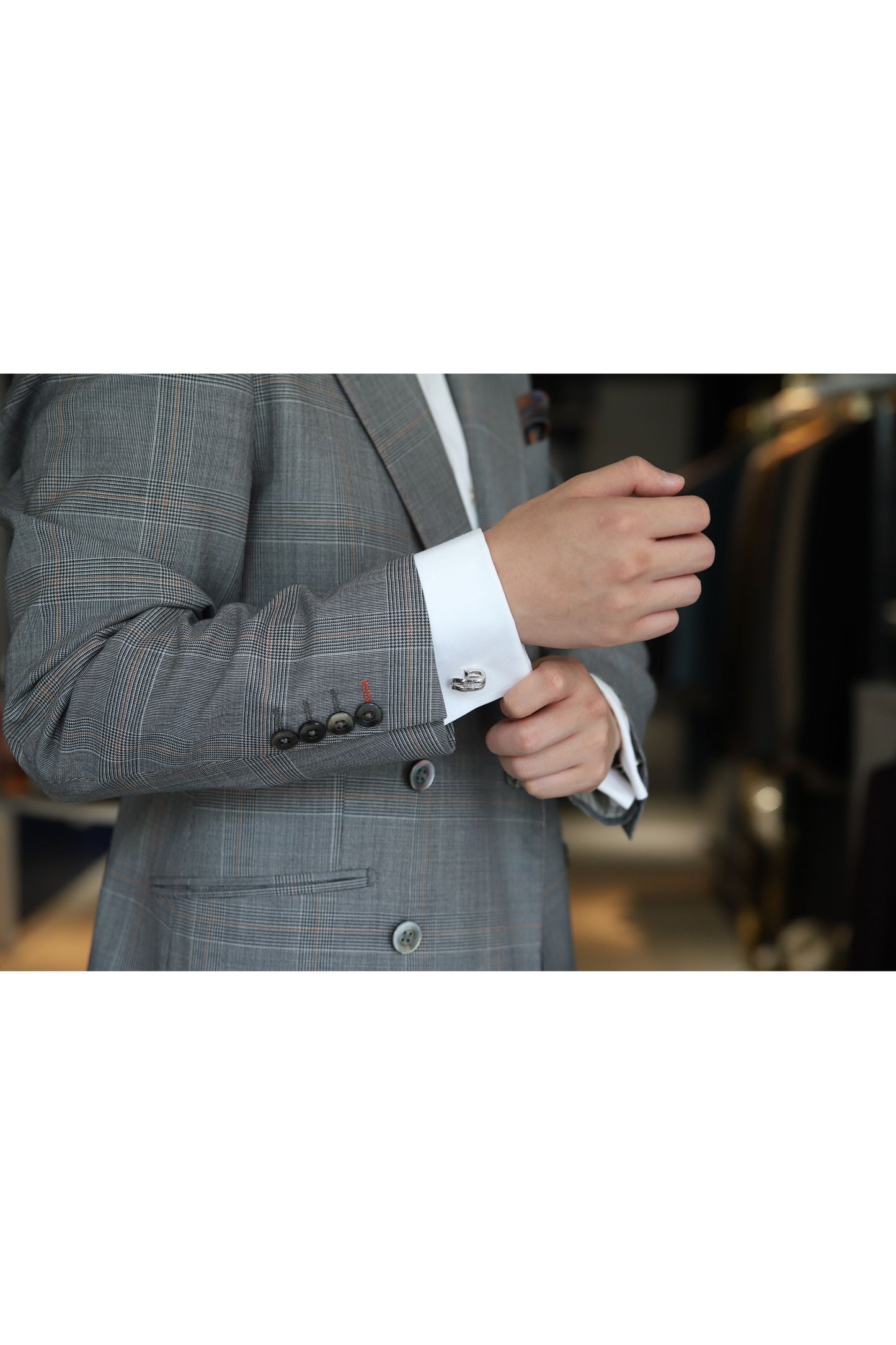 カフリンクス/シルバー【結婚式 タキシード】