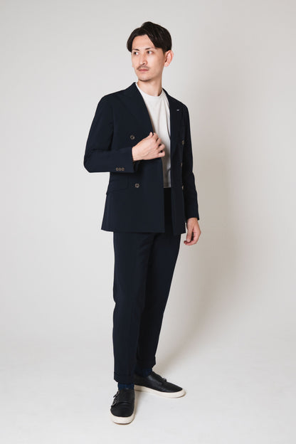 Basic Double/ネイビー【結婚式 タキシード】