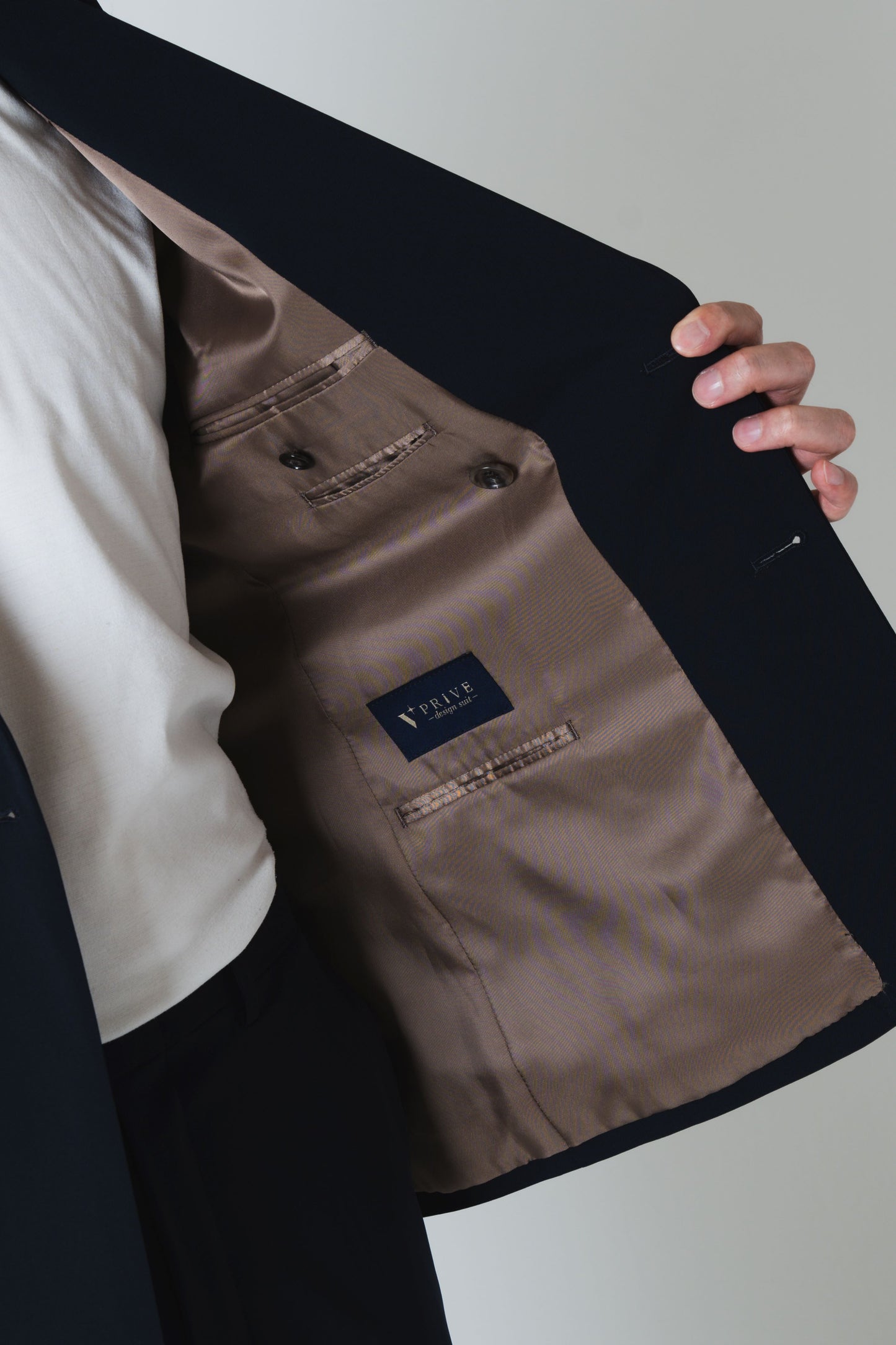 Basic Double/ネイビー【結婚式 タキシード】