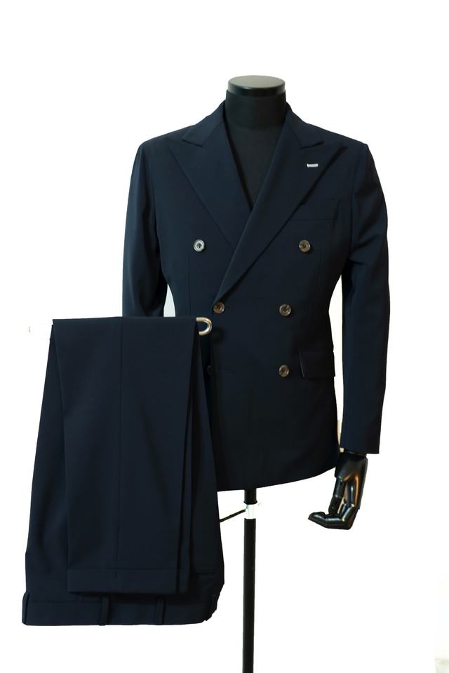 Basic Double/ネイビー【結婚式 タキシード】