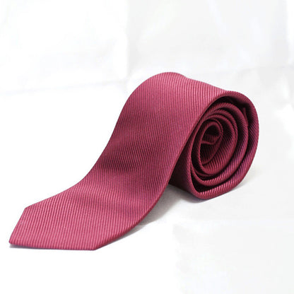 無地光沢ネクタイ/レッド PRIVEオリジナルネクタイ 【結婚式 ネクタイ】