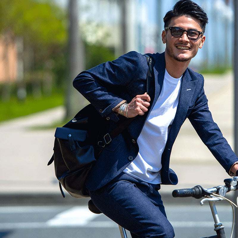 Denim Single/ブルー 【結婚式 タキシード】