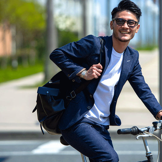 Denim Single/ブルー 【結婚式 タキシード】