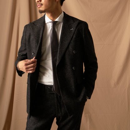 Flannel Double/ブラック【結婚式 タキシード】