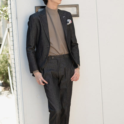 Denim Single/ブラック【結婚式 タキシード】