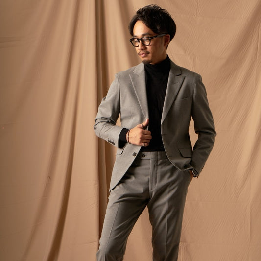 Basic Single/グレー【結婚式 タキシード】