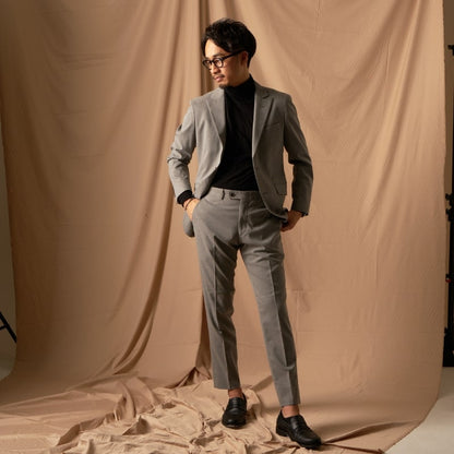 Basic Single/グレー【結婚式 タキシード】