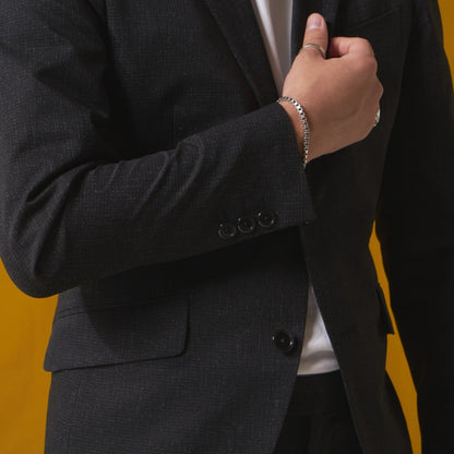 Nylon Single/ブラック【結婚式 タキシード】