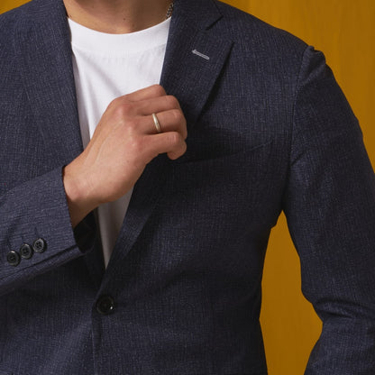 Nylon Single/ネイビー【結婚式 タキシード】