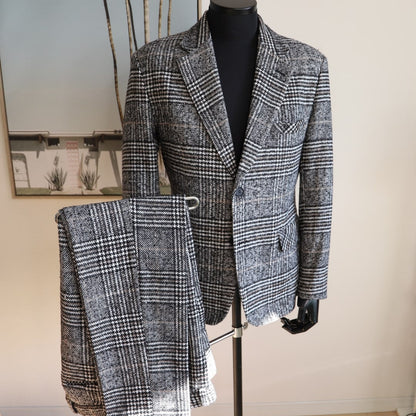 K Check Flannel/ブラック【結婚式 タキシード】