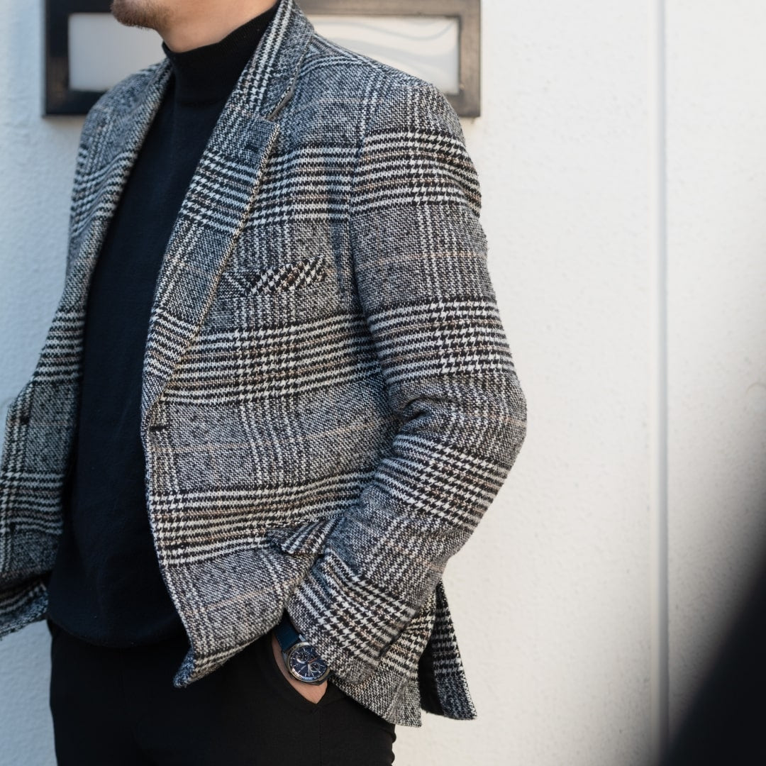 K Check Flannel/ブラック【結婚式 タキシード】