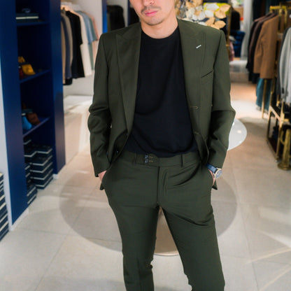 Gloss Single/カーキ【結婚式 タキシード】