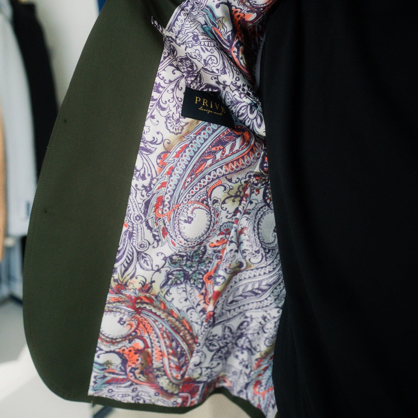 Gloss Single/カーキ【結婚式 タキシード】