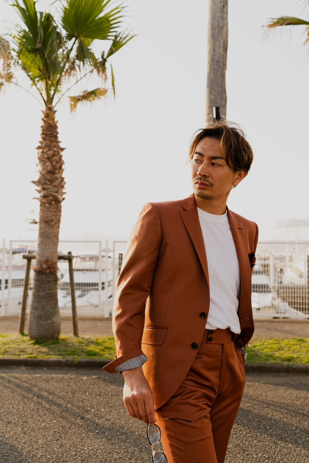 【CORDY特典あり】オレンジスーツ/ベスト付き【結婚式 タキシード オーダーメイド】