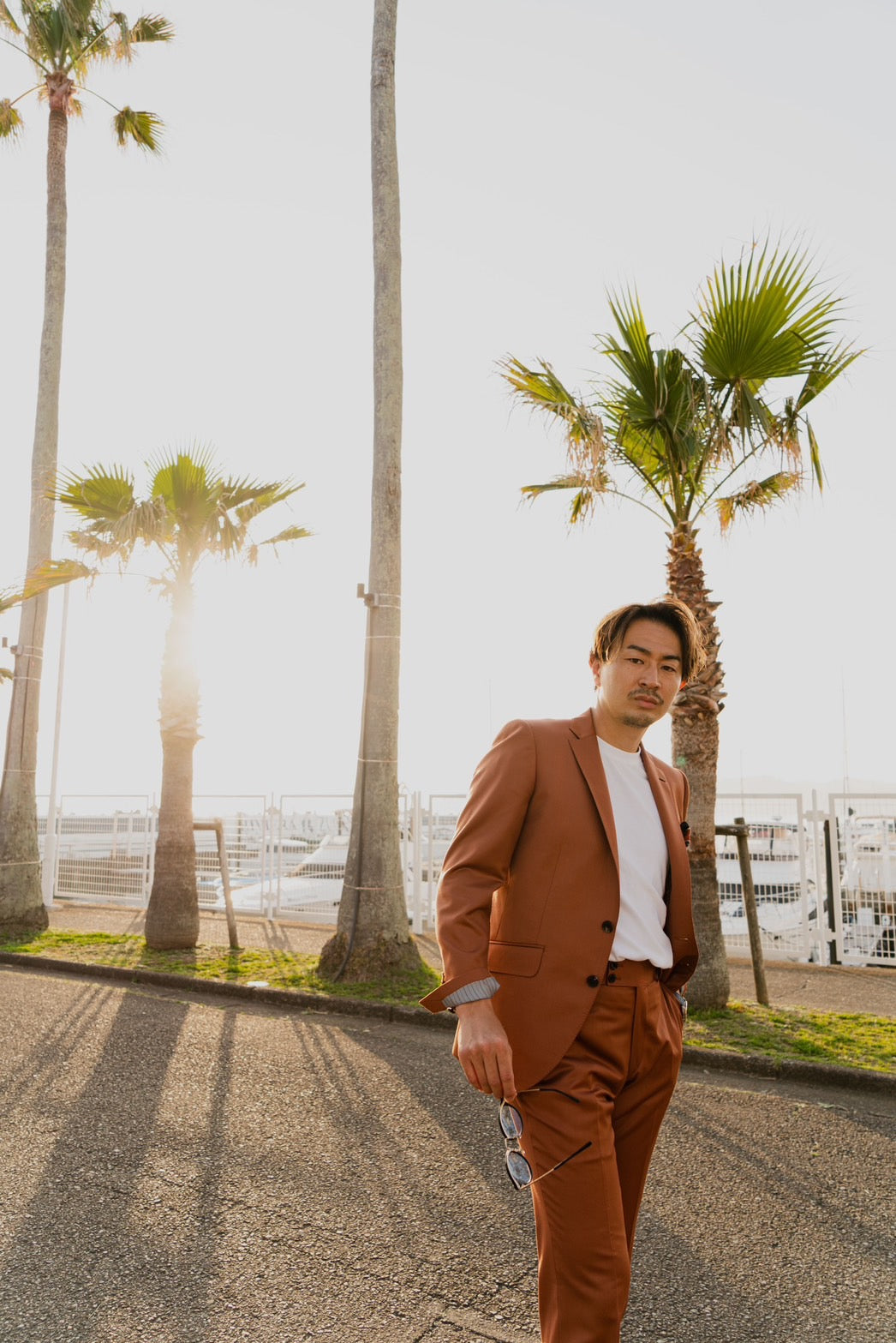 CORDY特典あり】オレンジスーツ/ベスト付き【結婚式 タキシード