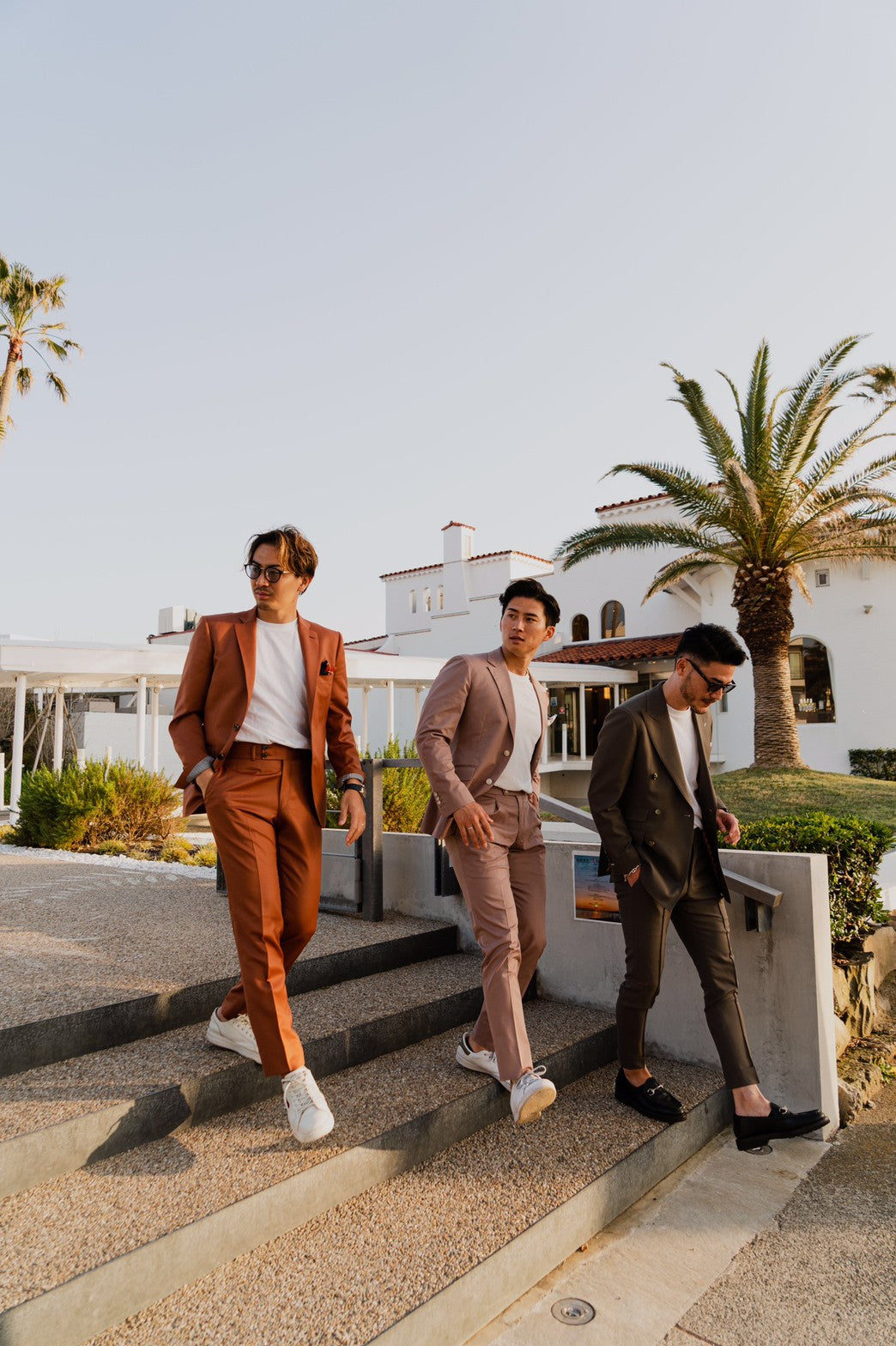 ピンクベージュスーツ【結婚式 タキシード オーダーメイド】