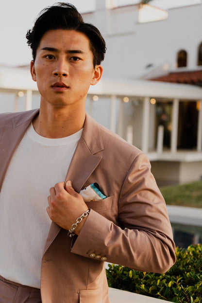 ピンクベージュスーツ【結婚式 タキシード オーダーメイド】