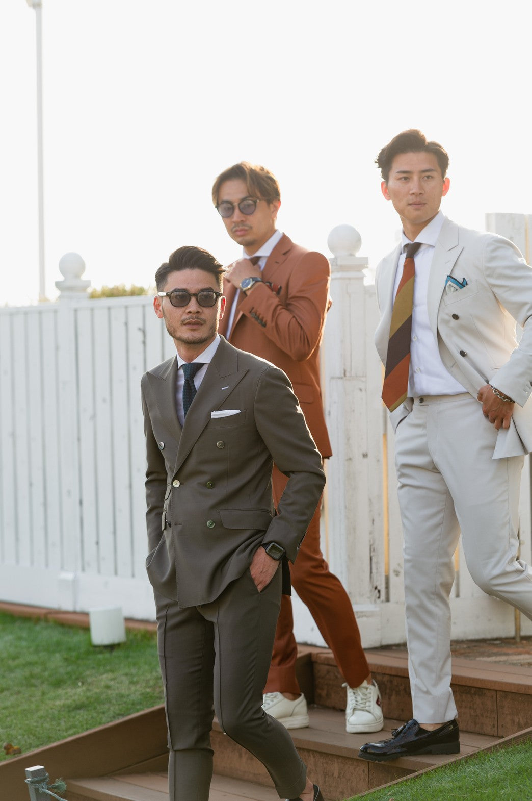 カーキダブルスーツ【結婚式 タキシード オーダーメイド】 – 結婚式