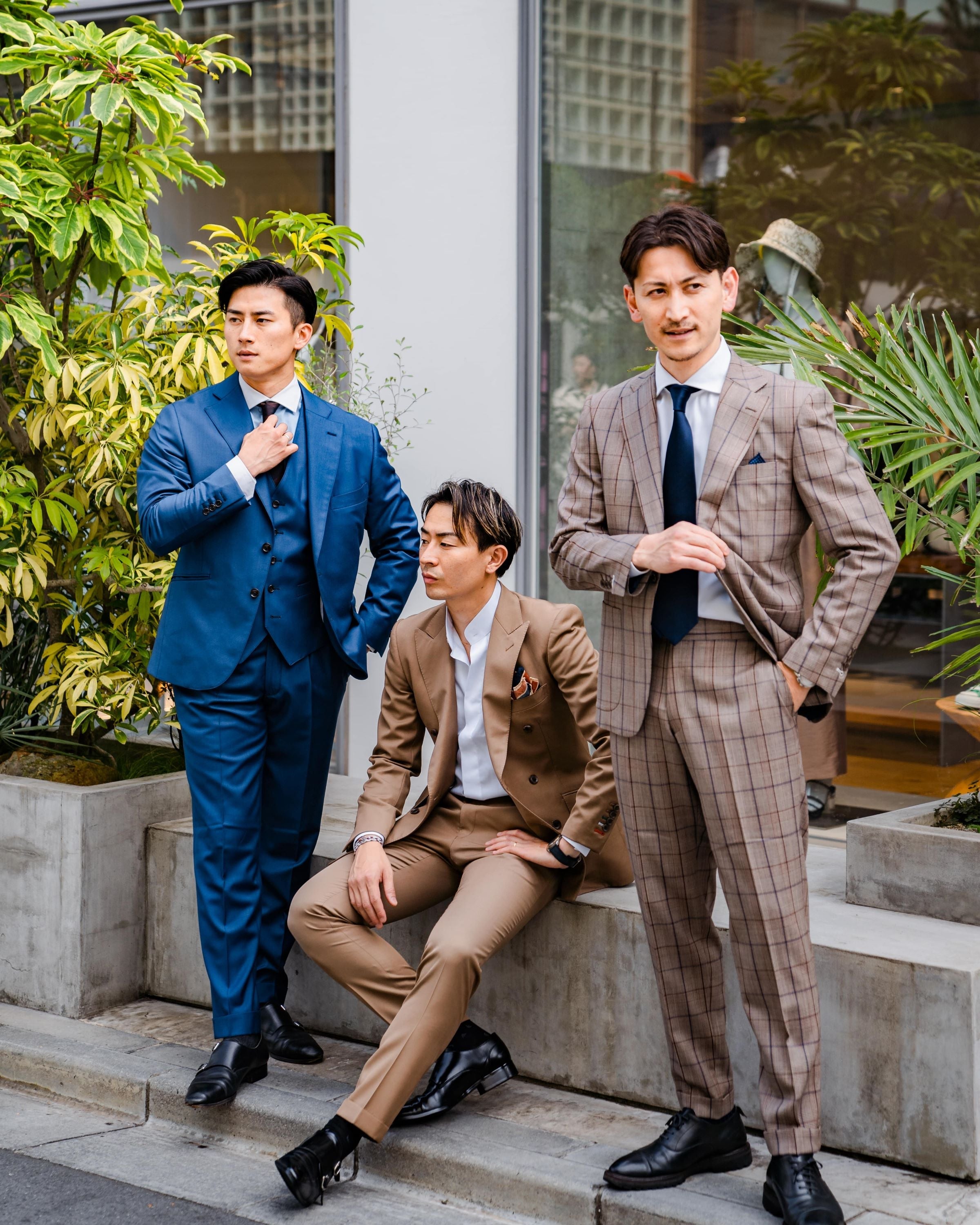 CORDY特典あり】ブルースーツ/ベスト付き【結婚式 タキシード オーダー