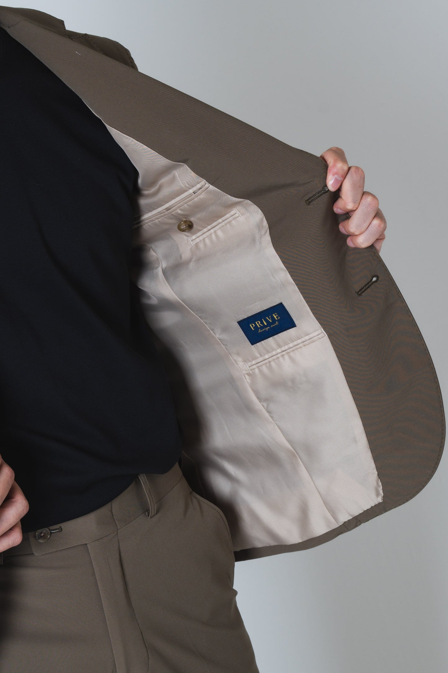 Basic Single/カーキ【結婚式 タキシード】