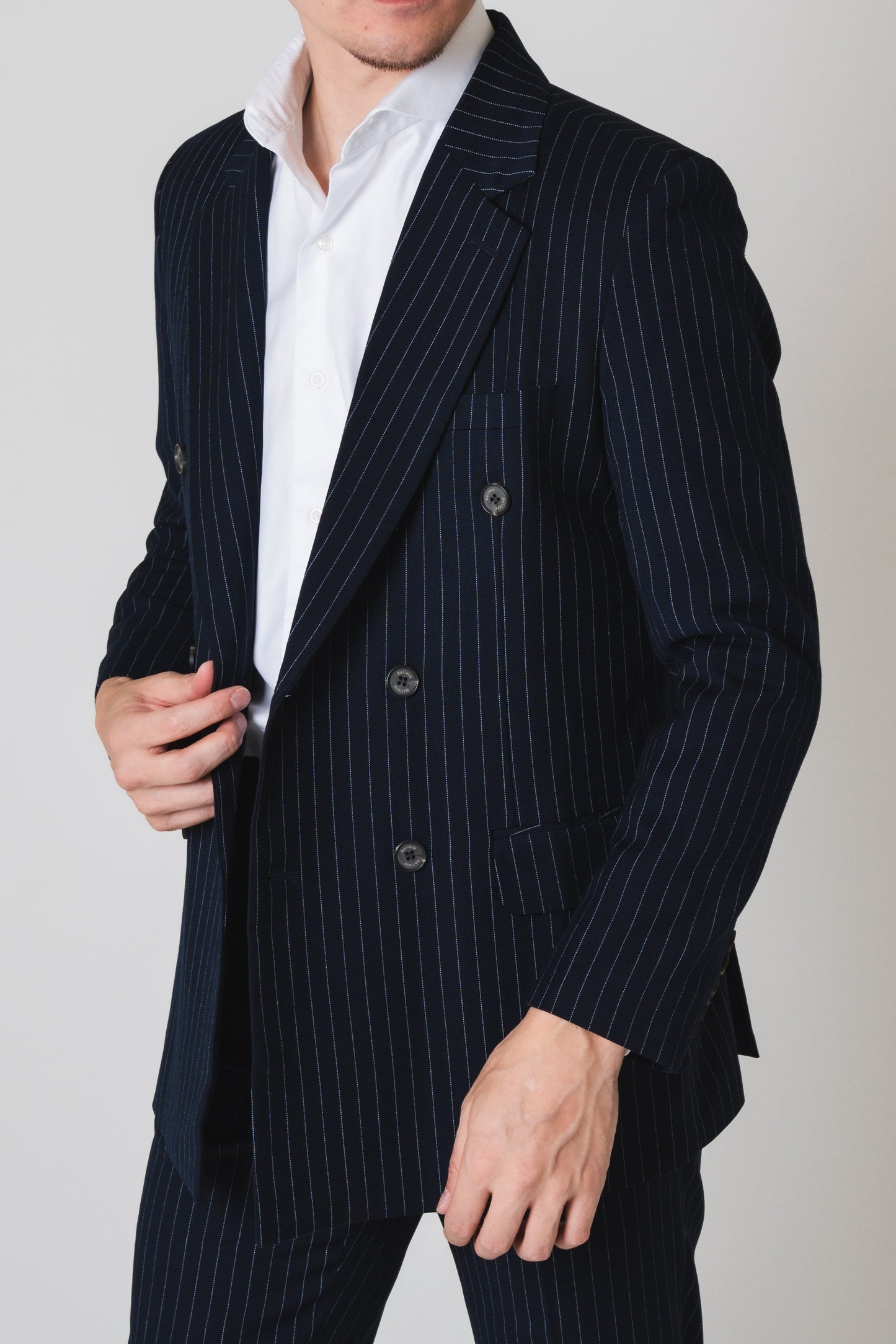 Stripe Double/ネイビー【結婚式 タキシード】