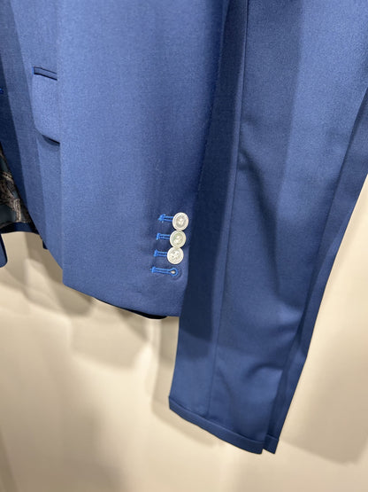 Gloss Single/ブルー【結婚式 タキシード】