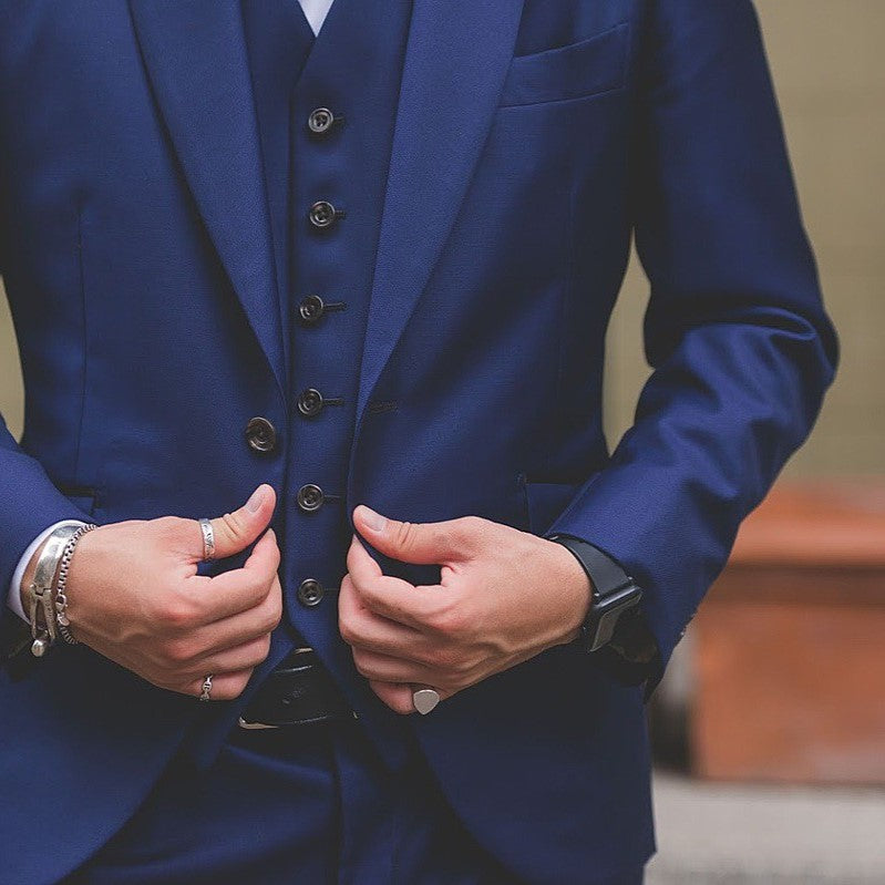 【CORDY特典あり】ブルースーツ/ベスト付き【結婚式 タキシード オーダーメイド】